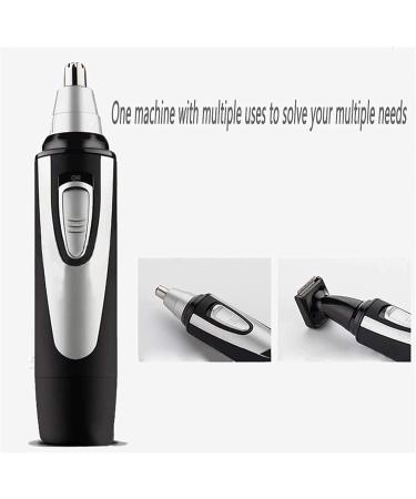 Nose and Ear Hair Trimmer - Electric Nose Clipper for Men | Washable Stainless Steel Blades | Battery-Powered Grooming Tool - Buy Online on GoSupps.com