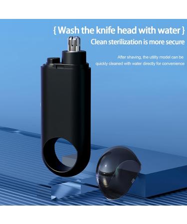 2024 Ear and Nose Hair Trimmer for Men & Women - Painless Eyebrow & Facial Hair Removal Rechargeable waterproof Double-Edged Blade - Buy Online on GoSupps.com