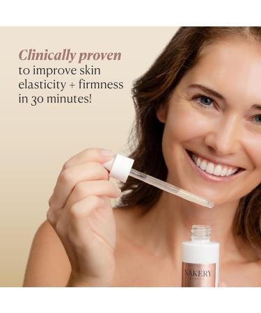 Nakery Collagen Defense Face Serum 25% Vitamin C Complex with Niacinamide and Peptides Anti Aging Collagen Booster for Wrinkles and Dark Spots Brightening Skin Treatment Made in USA Unscented - Buy Online on GoSupps.com