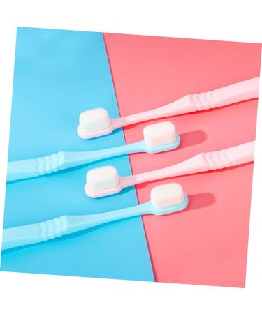 Minkissy 2-Pack Nylon & Silicone Children's Toothbrush - Soft & Safe Manual Toothbrush for Kids & Adults Eco-Friendly Household Cleaner Ideal for Pregnant Women - International Shipping Available - Buy Online on GoSupps.com