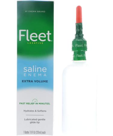 C B Fleets & Co Fleet Enema Saline Laxative 7.8 fl oz - Ready-to-Use for Fast Relief - Buy Online on GoSupps.com