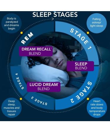 Lucid Dreams Deep Sleep - Mugwort Herb 5 htp Mucuna Pruriens Choline Supplements - Gummies Sugar Free Vegan 60 ct 60 Count (Pack of 1) - Buy Online on GoSupps.com