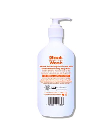 Goat Milk Soap Moisturizing Body Wash Value Duo Pack 16.9 oz - Body Wash to Revive your Skin - Oatmeal - Buy Online on GoSupps.com