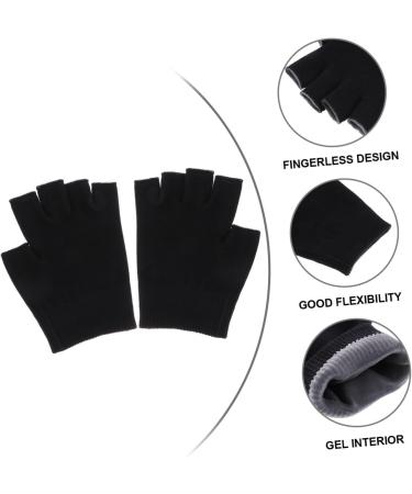 Healeved 4 Pairs Half Finger Moisturizing Gloves Dry Hand Glove Fingerless Winter Mitten Bedtime Gloves Sleeping Gloves Knit Mittens Cosmetic Gloves Gel Touch Screen Dry Hands Women's - Buy Online on GoSupps.com