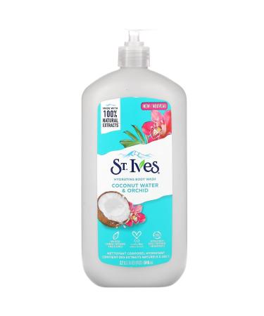 St. Ives Hydrating Body Wash Coconut Water & Orchid 32 fl oz (946 ml)