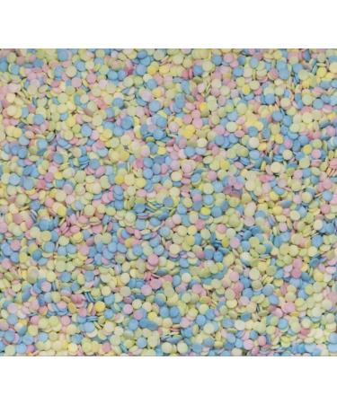 Natural / Vegan Edible Confetti Cake Sprinkles Pink Yellow Blue & Green Mix Cupcake Decorations 25g
