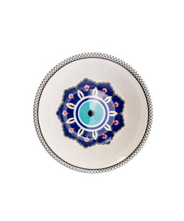 Karaca Soup Bowl Tales of Scheherazade Porcelain Bowl 6.2" (15.8 cm) Serving Bowl for Cereal Rice Oatmeal Mixing Bowl for Kitchen Candy Bowl