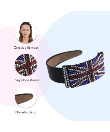 BasicSense Union Jack Large Alice headband for Women Girls UK Hair Accessories - Buy Online on GoSupps.com