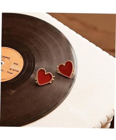 Adorainbow 1 Pair Heart Studs Ladies Miss Earring - Buy Online on GoSupps.com