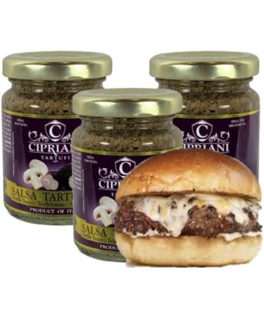 Truffle sauce 100% produced in Italy artisanal production Vegan food Gluten free Condiment for pasta meat rustic appetizer ideal pack of 3 x 80g - Buy Online on GoSupps.com