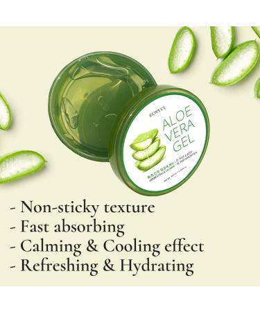 EUNYUL PACK OF 3 Aloe Vera Soothing Gel 10. 14 fl. oz. / 300ml X 3EA Korean Skincare Body Care, After Sunburn 10.14 Fl Oz (Pack of 3) - Buy Online on GoSupps.com