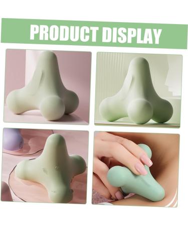 Clispeed Deep Tissue Massage Ball - Spiky Lacrosse Balls for Pain Relief Fitness & Yoga - Perfect Manual Massage Tool (Green 7.5cm) - Buy Online on GoSupps.com