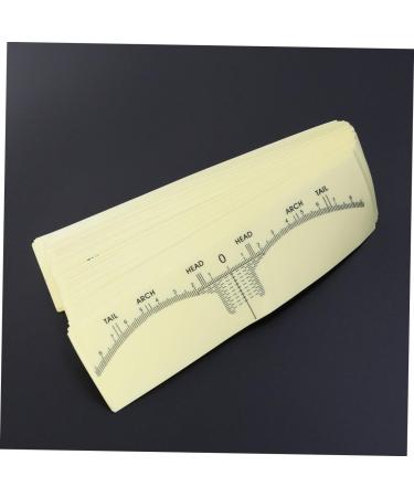 Hemoton 300 Pcs Eyebrow Ruler Brow Stickers Eye Brow Stencil Eyebrow Measuring Ruler Tools Disposable - Buy Online on GoSupps.com