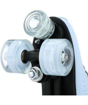 XUDREZ SkyBlue Frosted High-top Roller Skates for Women/Girls US 8 - Beginner Classic Double-Row Design for Indoor/Outdoor Use - Buy Online on GoSupps.com