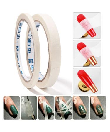2pcs Nail Striping Tape Line Rolls - DIY Nail Art Adhesive Tapes for Creative Designs - Buy Online on GoSupps.com