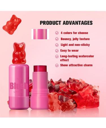 Cooling Water Jelly Blush Tint 3 Colors | Sheer Lip & Cheek Stain | Blusher Set for Smooth Finish | International Shipping Available - Buy Online on GoSupps.com