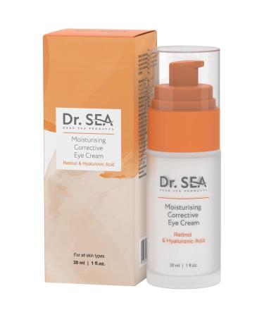 DR. SEA - Cr me Hydratante Correctrice Contour des Yeux - R tinol & Acide Hyaluronique - Anti-Rides & Anti-Poches - 30ml