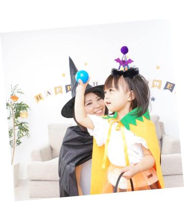 minkissy 1pc Halloween Lighted Hair Clips Halloween Hairpin Cosplay Hairclips Halloween Bat Headband Hair Clips for Bows Hair Clips for Women Button Battery Toddler Bow Tie Ribbon - Buy Online on GoSupps.com