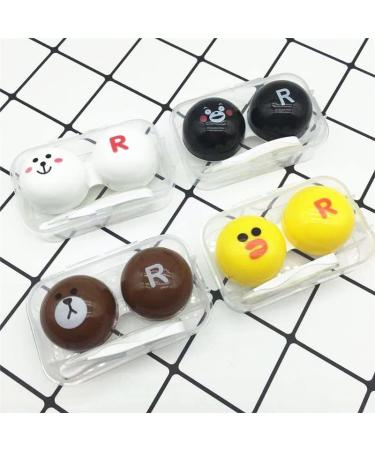 Makers 4-Piece Cute Travel Contact Lens Container Set | Creative Multi-Colored Etui for Easy Storage & Lightweight Carrying - Buy Online on GoSupps.com