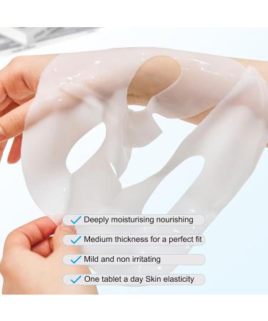 Bio-Collagen Face Hydrogel Mask - Overnight Korean Anti-Wrinkle Lifting & Firming Treatment | Pore Minimizing Collagen Mask - Buy Online on GoSupps.com