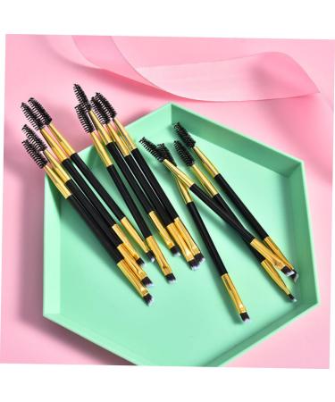 Beavorty 12pcs Eyebrow Applicator Set Eyelash Angled Brush Comb & Curler Golden Makeup Kit for Perfect Brows & Lashes - Buy Online on GoSupps.com