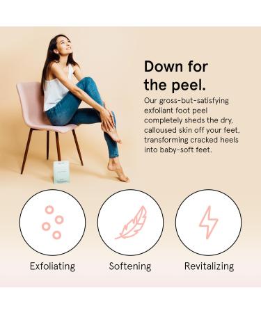 Award-Winning Foot Peeling Mask - Dr. Pedicure Foot Peel Masks (2 Pairs Lavender) - Moisturizing Foot Masks That Remove Dead Skin Exfoliating Foot Mask for Dry Cracked Feet Feet Peeling Mask Lavender 1 count (Pack of 2) - Buy Online on GoSupps.com