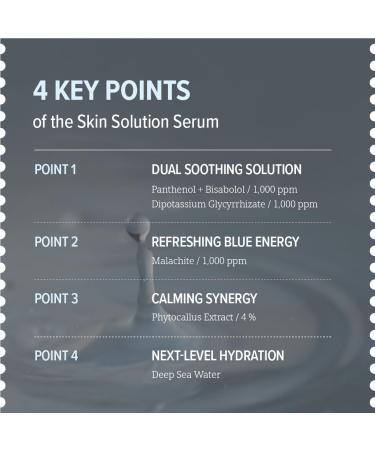 O LABS Skin Solution Serum - Mineral & Hydration Balance from Deep Sea Water | Soothing Panthenol & -Bisabolol | Calming Booster with Phytocallus | 30ml - Buy Online on GoSupps.com
