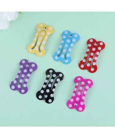 STOBOK 20pcs Mini Pet Hair Clip Bone-Shaped Snap Bows for Dogs and Cats - Grooming Topknot Bows for Parties and Birthdays - Random Color - Buy Online on GoSupps.com