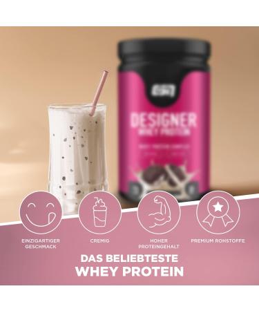 ESN Designer Whey Proteinpulver - Dark Cookies & Cream 2x908g 23g Protein/Serving Perfect for Muscle Building Free Shaker | Quality Made in Germany - International Shipping - Buy Online on GoSupps.com