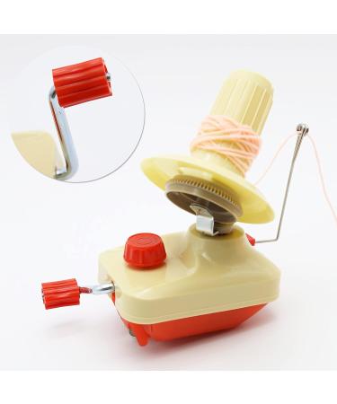LAMXD Hand Operated Yarn Ball Winder - Portable & Easy to Use with Metal Handle and Clamp - Includes Yarn Needles Set - Buy Online on GoSupps.com