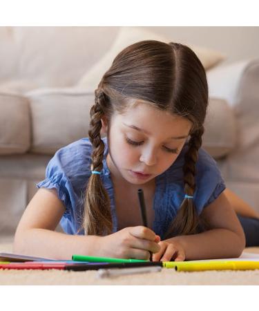 2500Pcs Foamia Color Elastic Hair Bands - Soft Hair Ties for Girls & Ladies | Multicolor Braided Hairband - Buy Online on GoSupps.com