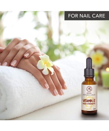 Buy Highly Concentrated Vitamin E 30ml Drop for Face Body & Hair Care - Premium Quality Cosmetic Supplement - Buy Online on GoSupps.com