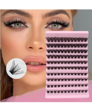 Lash Clusters 120Pcs DIY Individual Eyelash Extensions D Curl 8-16MM - Natural Look, Reusable, Classic Lashes (#01) - Buy Online on GoSupps.com