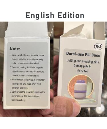 Buy Pill Cutter & Splitter - Stainless Steel Blade for Small & Large Pills - Perfect for Vitamins & Tablets | Fast International Shipping - Buy Online on GoSupps.com