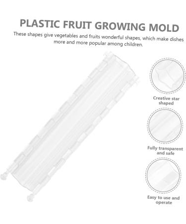 VANZACK Garden Key Hider 1pc Pentagram Mold Plastic Fruit Transparent Cucumber Tools Planting Supplies Watermelon Stereotypes - Buy Online on GoSupps.com