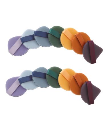 Housoutil 2 Boxes Facial Puff Makeup Powder Puff Triangle Sponges for Makeup Compact Powder Puff Cream Makeup Setting Puff Sponge Powder Puff Cosmetic Natural Sponge Wet and Dry