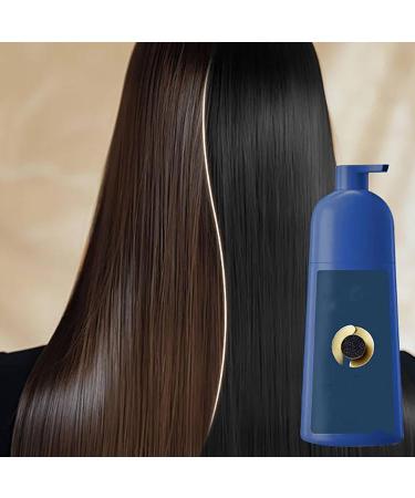 Zhihuashi Plant-Based Hair Coloring Cream | Caviar Hair Color for Gray Coverage | Qiweitang Bubble Hair Dye Shampoo | Natural Black Dye for Soft Vibrant Hair - Buy Online on GoSupps.com