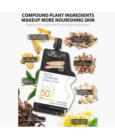 Liquid Foundation with Full Coverage Matte Finish Long Lasting and Waterproof (04 10ml Travel Size) 10 ml (Pack of 1) 04 - Buy Online on GoSupps.com