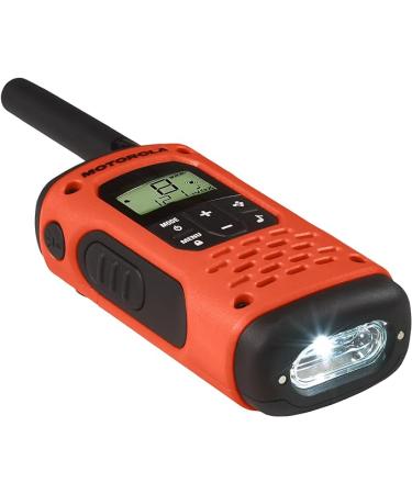Motorola T605 H2O Talkabout 2-Pack Two-Way Radios - 22 Channel  35 Mile Range  Rechargeable  Emergency Preparedness  OrangeBlack - Buy Online on GoSupps.com