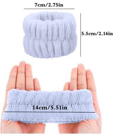 Wrist Bands to Wash Face 8 Pcs Face Wash Wristbands Spa Wrist Washband Face Wash Wristbands Wrist Bands to Wash Face for Prevent Liquid from Spilling Down Your Arms - Buy Online on GoSupps.com