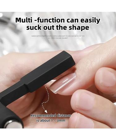 5 in 1 Eye Magnet for Nail Uv Gel Polish Varnish Multi-Function Pattern Salon Manicure Magnetic Design I4i4 Professional Black 1pcs - Buy Online on GoSupps.com