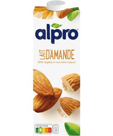 Alpro - Boisson V g tale - Lait d'Amande Grill e - 1L - Lot de 8x1L - Buy Online on GoSupps.com