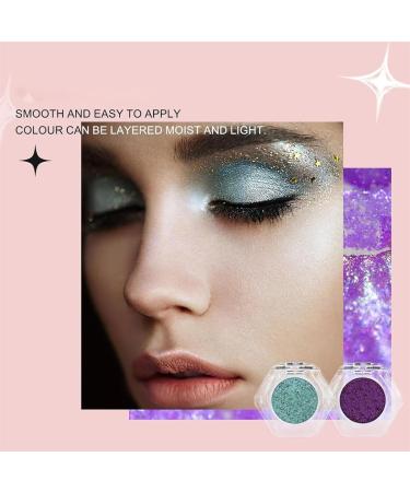 Adriana Nicole Cosmetics Eyeshadow Single Color Ethereal Eyeshadow Exquisite Glitter Eyeshadow Dual Chrome Eyeshadow (01#) - Buy Online on GoSupps.com