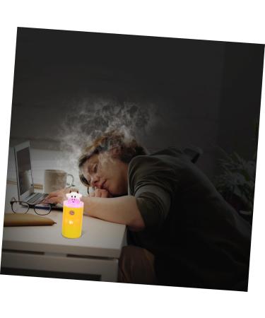 FOMIYES Moisturizer Mini Humidifier Mist Facial Steamer Pocket Size Humidifier Travel Sprayer Carry 3.8x3.8x10.8cm Yellow - Buy Online on GoSupps.com