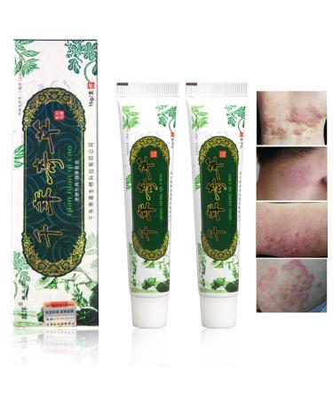 Amzfly Oversea Thousand-Year Herbal Cream Chinese Herbal Eczema Psoriasis Creams Dermatitis and Eczema Pruritus Psoriasis JIULIN Ointment (2PCS)