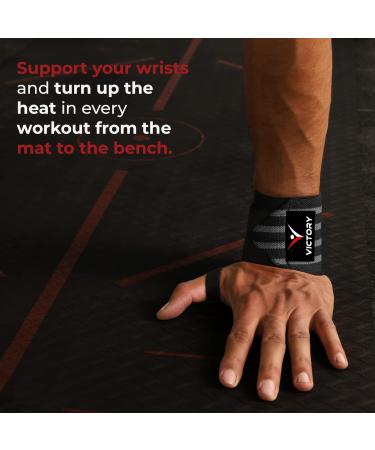 Professional Wrist Wrap Band for Gym & Fitness - Comfortable Grey Wrist Strap for Enhanced Support - Buy Online on GoSupps.com
