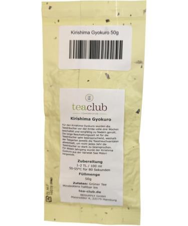  TeaClub Kirishima Gyokuro Premium Japanese Green Tea with delicate sweetness and umami - 50g - Loose Leaf Japanese Green Tea TeaClub - Buy Online on GoSupps.com