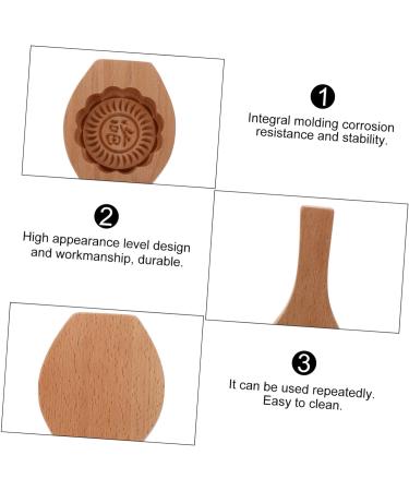 2pcs Supplies Mooncake Molds Pie Color Autumn Making Handmade Pastry for Pattern Bakery DIY Home Chinese Kitchen Chocolate Cooking Shape Lovely Bean Moon-Cake Pumpkin (Color : Wood Color Size : 22X 22X10.5CM Wood Color - Buy Online on GoSupps.com