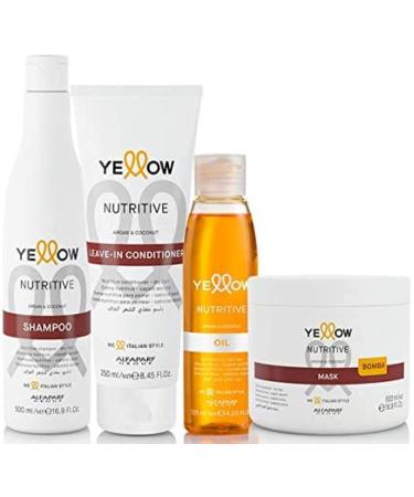 Nourishing Mask for Dry Hair - NUTRITIVE BOMBA by Yellow Alfaparf Group | 500 ml - Buy Online Worldwide - Buy Online on GoSupps.com