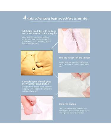 Premium Foot Mask | Dead Skin & Cuticle Peeling | Moisturizing Foot Treatment - International Shipping - Buy Online on GoSupps.com